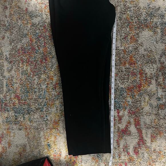 Loft Curvy Skinny High Waist Black Pants Size 12 - Picture 4 of 9